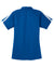 Sport-Tek LST685 Womens Micro-Mesh Moisture Wicking Short Sleeve Polo Shirt True Royal Blue/White Flat Back