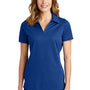 Sport-Tek Womens Active Mesh Moisture Wicking Short Sleeve Polo Shirt - True Royal Blue