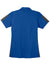 Sport-Tek LST695 Womens Active Mesh Moisture Wicking Short Sleeve Polo Shirt True Royal Blue/Grey Flat Back