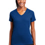 Sport-Tek Womens Ultimate Performance Moisture Wicking Short Sleeve V-Neck T-Shirt - True Royal Blue