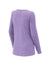 Sport-Tek LST710 Womens Exchange 1.5 Long Sleeve Crewneck T-Shirt Heather Hyacinth Purple Flat Back