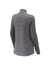 Sport-Tek LST711 Womens Exchange 1.5 Long Sleeve 1/4 Zip T-Shirt Heather Grey Flat Back