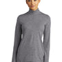 Sport-Tek Womens Exchange 1.5 Long Sleeve 1/4 Zip T-Shirt - Heather Grey