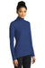 Sport-Tek LST711 Womens Exchange 1.5 Long Sleeve 1/4 Zip T-Shirt Heather True Royal Blue Model 3q