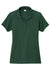 Sport-Tek LST725 Womens PosiCharge Re-Compete Short Sleeve Polo Shirt Forest Green Flat Front