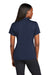 Sport-Tek LST725 Womens PosiCharge Re-Compete Short Sleeve Polo Shirt True Navy Blue Model Back