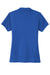 Sport-Tek LST725 Womens PosiCharge Re-Compete Short Sleeve Polo Shirt True Royal Blue Flat Back