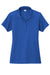 Sport-Tek LST725 Womens PosiCharge Re-Compete Short Sleeve Polo Shirt True Royal Blue Flat Front