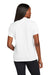 Sport-Tek LST725 Womens PosiCharge Re-Compete Short Sleeve Polo Shirt White Model Back