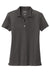 Sport-Tek LST740 Womens Moisture Wicking Micropique Short Sleeve Polo Shirt Graphite Grey Flat Front