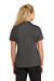 Sport-Tek LST740 Womens Moisture Wicking Micropique Short Sleeve Polo Shirt Graphite Grey Model Back