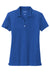 Sport-Tek LST740 Womens Moisture Wicking Micropique Short Sleeve Polo Shirt True Royal Blue Flat Front