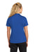 Sport-Tek LST740 Womens Moisture Wicking Micropique Short Sleeve Polo Shirt True Royal Blue Model Back