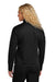 Sport-Tek LST800 Womens Travel Full Zip Jacket Black Model Back