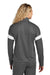 Sport-Tek LST800 Womens Travel Full Zip Jacket Iron Grey/White Model Back