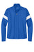 Sport-Tek LST800 Womens Travel Full Zip Jacket True Royal Blue/White Flat Front