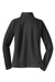 Sport-Tek LST850 Womens Sport-Wick Moisture Wicking 1/4 Zip Sweatshirt Charcoal Grey Flat Back