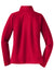 Sport-Tek LST850 Womens Sport-Wick Moisture Wicking 1/4 Zip Sweatshirt Deep Red Flat Back