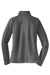 Sport-Tek LST850 Womens Sport-Wick Moisture Wicking 1/4 Zip Sweatshirt Heather Charcoal Grey Flat Back