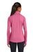 Sport-Tek LST850 Womens Sport-Wick Moisture Wicking 1/4 Zip Sweatshirt Dusty Rose Pink Model Back