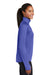 Sport-Tek LST850 Womens Sport-Wick Moisture Wicking 1/4 Zip Sweatshirt Iris Purple Model Side