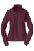 Sport-Tek LST850 Womens Sport-Wick Moisture Wicking 1/4 Zip Sweatshirt Maroon Flat Front