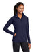 Sport-Tek LST850 Womens Sport-Wick Moisture Wicking 1/4 Zip Sweatshirt True Navy Blue Model 3q