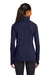 Sport-Tek LST850 Womens Sport-Wick Moisture Wicking 1/4 Zip Sweatshirt True Navy Blue Model Back