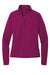 Sport-Tek LST850 Womens Sport-Wick Moisture Wicking 1/4 Zip Sweatshirt Pink Rush Flat Front