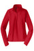 Sport-Tek LST850 Womens Sport-Wick Moisture Wicking 1/4 Zip Sweatshirt True Red Flat Front