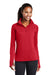 Sport-Tek LST850 Womens Sport-Wick Moisture Wicking 1/4 Zip Sweatshirt True Red Model Front