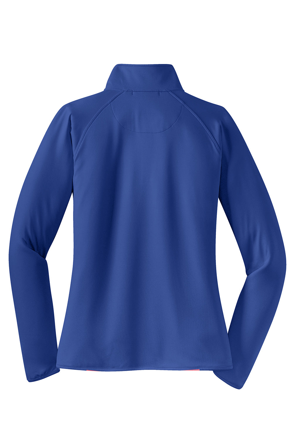 Sport-Tek LST850 Womens Sport-Wick Moisture Wicking 1/4 Zip Sweatshirt True Royal Blue Flat Back