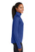 Sport-Tek LST850 Womens Sport-Wick Moisture Wicking 1/4 Zip Sweatshirt True Royal Blue Model Side