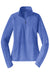 Sport-Tek LST850 Womens Sport-Wick Moisture Wicking 1/4 Zip Sweatshirt Heather True Royal Blue Flat Front