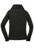 Sport-Tek LST852 Womens Sport-Wick Moisture Wicking Full Zip Jacket Black Flat Back