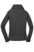 Sport-Tek LST852 Womens Sport-Wick Moisture Wicking Full Zip Jacket Charcoal Grey Flat Back