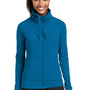 Sport-Tek Womens Sport-Wick Moisture Wicking Full Zip Jacket - Peacock Blue