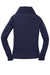 Sport-Tek LST852 Womens Sport-Wick Moisture Wicking Full Zip Jacket True Navy Blue Flat Back