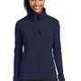 Sport-Tek Womens Sport-Wick Moisture Wicking Full Zip Jacket - True Navy Blue