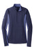 Sport-Tek LST854 Womens Sport-Wick Moisture Wicking 1/4 Zip Sweatshirt True Navy Blue/Heather True Navy Blue Flat Front