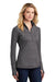 Sport-Tek LST855 Womens Sport-Wick Moisture Wicking 1/4 Zip Sweatshirt Charcoal Grey Model 3q