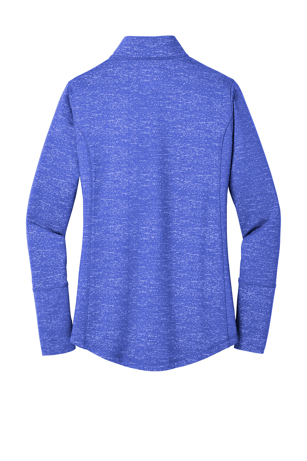 Sport-Tek LST855 Womens Sport-Wick Moisture Wicking 1/4 Zip Sweatshirt True Royal Blue Flat Back