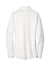 Sport-Tek LST855 Womens Sport-Wick Moisture Wicking 1/4 Zip Sweatshirt White Flat Back