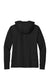 Sport-Tek LST856 Womens Sport-Wick Stretch 1/4 Zip Hooded Sweatshirt Hoodie Black Flat Back