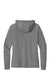 Sport-Tek LST856 Womens Sport-Wick Stretch 1/4 Zip Hooded Sweatshirt Hoodie Heather Charcoal Grey Flat Back