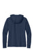 Sport-Tek LST856 Womens Sport-Wick Stretch 1/4 Zip Hooded Sweatshirt Hoodie True Navy Blue Flat Back