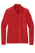 Sport-Tek LST857 Womens Sport-Wick Stretch Full Zip Cadet Jacket Deep Red Flat Front