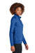 Sport-Tek LST857 Womens Sport-Wick Stretch Full Zip Cadet Jacket True Royal Blue Model Side