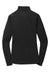 Sport-Tek LST860 Womens Sport-Wick Moisture Wicking 1/4 Zip Sweatshirt Black Flat Back