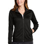 Sport-Tek Womens Full Zip Track Jacket - Black